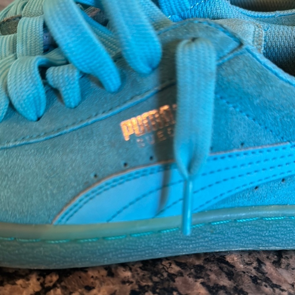 Puma Aqua suede classic iced jr Sneakers 7 men’s 8.5 Women’s - Picture 8 of 15